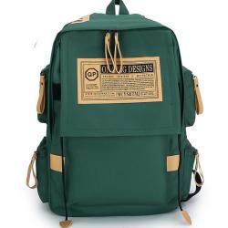 ZR293 New Schoolbag Backpack Unisex Laptop Bag Canvas Waterproof High School Students Style Shoulders Backpack Fashion Travel