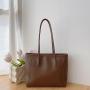 commuting textured handbag, new style in autumn and winter, versatile Korean version single-shoulder underarm bag, tote bag