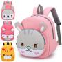 ZR796 Children's Backpack Pupil Cartoon Cute Light Primary Schoolbag Reflective Strip Safety Kids Bag Soft Waterproof Baby Bag