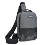 Custom Logo Men's Chest Bag Popular Lightweight Outdoor Travel Shoulder Messenger Bag With USB charging port