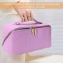 2024 New Fashion Personalized And Lightweight Makeup Bag  Large Capacity Makeup Bag With PU Waterproof Makeup Bag