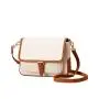 2021 New Trendy Canvas Messenger Bag Classic Design Crossbody Bag PU Leather Strap Women Hand Bag