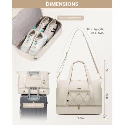 LOVEVOOK wholesale large travel fitness handbags for women gym weekender Yoga travel luggage duffel bags With Shoe Compartment