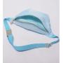 Low MOQ Stock Custom Logo Printed Sport Crossbody Sling Metallic Multi-functional Cangurera Polyester Bright Fanny Packs