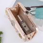 Fashion Square Box Sequins Decoration Women Evening Bags Beaded Clutches Purse Banquet Bag Wedding Clutch Bag