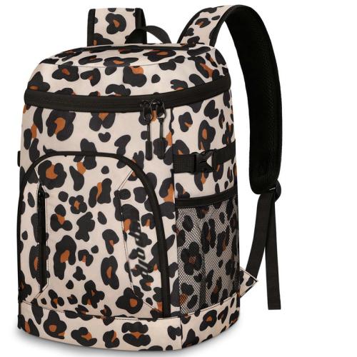 Large Capacity Leakproof 30-Can Insulated Thermal Bag Soft Cooler for Beverage Lunch Travel - Unisex Cooler Backpack