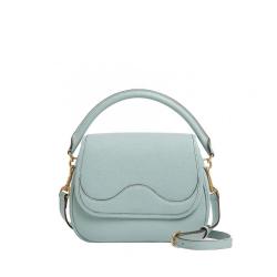 Customized Luxury Factory Price Women High End Top Leather Bags Multicolor Shell Cross-body Bag Lady Mini Blue Handbags