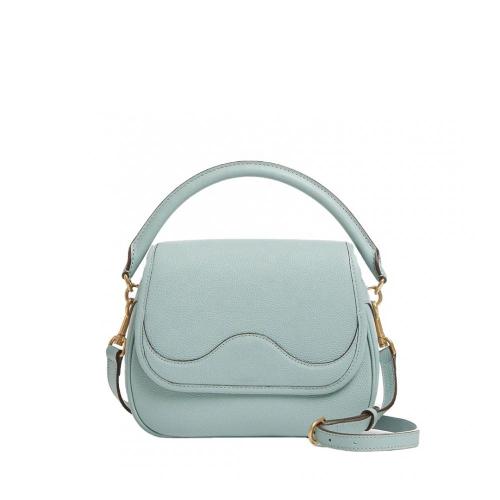 Customized Luxury Factory Price Women High End Top Leather Bags Multicolor Shell Cross-body Bag Lady Mini Blue Handbags