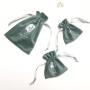 Reusable Custom Logo Printed Velvet Fabric Jewelry Pouches Small Drawstring Gift Storage Packaging Cosmetic Dust Velvet Bag