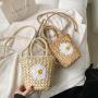 2024 New Arrival Fashion Women Weave Straw Beach Bags For Ladies Casual Hand Bag