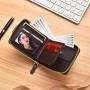 ZWY016 Vintage Folding Men Short Wallet New Horizontal Zipper PU Portable Card Holder Waterproof Business Compact Money Clip