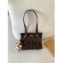 Fashion Ladies Silvery Pu Leather Hand Bags Simple RetroTote Bag Handbags Luxury Bag For Women