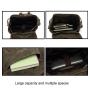 High quality wholesale large Oil Wax Canvas Leather Retro Backpack Large Waterproof school work travel Backpack Daypack for men