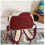 KBW568 Customized School Bags College High School Students Retro Backpacks Nylon Junior High School Shoulder Travel Bag