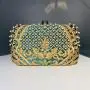 Custom sac tendance 2024 New Handmade Beaded Banquet Bag Crossbody Chain Clutch Retro Embroidery Evening Handbag For Ladies