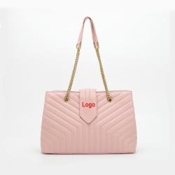 2024 Custom Logo Embroidery Vegan Leather Shoulder Underarm Bag For Women Luxury