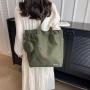2024 new luxury women's bags minority design letter canvas bag large capacity women's shoulder bag