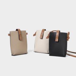 Summer cowhide simple single shoulder crossbody bag