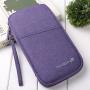New portable ID passport holder travel portable wallet card holder multi compartment large capacity ticket holder storage