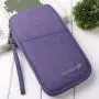 New portable ID passport holder travel portable wallet card holder multi compartment large capacity ticket holder storage