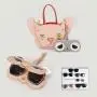 2024 Custom Leather Eye Sun Glasses Pouch Case For Women Bag Handbag With Clutch Wristlet