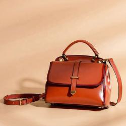 2024 China Suppliers Wholesale Cheap Ladies Crossbody Fashion Shoulder Tote Bags Genuine leather Women Handbags