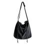 New large-capacity simple student messenger bag all-match one-shoulder dumpling bag nylon casual pleated tote bag