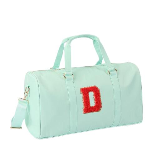 Professional Factory in Stock Custom Designer Women Ladies Handbag Suitcase Organizer Nylon Duffel Shoulder Luggage Travel Bag