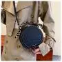 KBW085 Stone Pattern Women Bag  New Fashion Girl Handbag Personality PU Single Ladies Shoulder Crossbody Small Round Bag