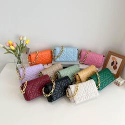 2023 New Arrival Fashion Bags brand women Golden Chain shoulder bags high quality bags women pu leather handbags for ladies