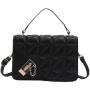 KBW280 2023 Hot Selling Fashion Retro Solid Color Embossed Crossbody Bag High Quality Rhombus Simple Handbag