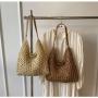 ZWY324 New Seaside Wholesale Girls Skeleton Woven Bag Beach Vacation Daily Straw Bag Wholesale Eco-friendly Travel Shoulder Bag