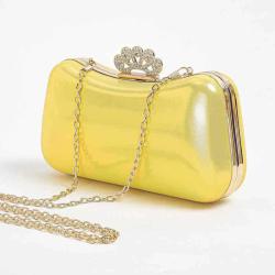 Wholesale luxury evening purses for ladies party bags pu leather clutch bag pink evening bags