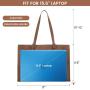 2pc/set Fashionable office lady computer tote handbag set large leather shoulder bags Croc solid laptop briefcase bags for women