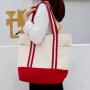 KBW565 Wholesale Customised Ladies Canvas Bags Women Large Capacity Tote Bags Students Travel Shopping Shoulder Bags