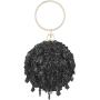 Wholesale beading bag spherical round purses women handbag retro sequin evening bags gold paillette handbags