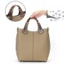Latest New Design High Quality Fashion Bucket Tote Real Leather Womens Handbag Shoulder Crossbody Bag Sac A Main Dame