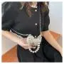 HR337 New Handheld Mini Metal Box Bag Fashion Style Magnetic Buckle Lipstick Bag Love Chain One Shoulder Crossbody Women's Bag
