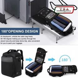ZF049 Customized Business Boarding Bag Polyester Waterproof Outdoor Travel Organizer Bag Men Shoulders Computer Backpack USB