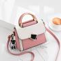 2023 New Fashion Women's Bag Splicing Pu Advanced Texture Handbag Trend Large Capacity Single Shoulder Messenger Bag