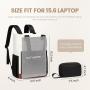 LOVEVOOK Stylish Waterproof Convertible backpack Teacher Nurse work tote travel Bag 2 pcs 15.6 in laptop backpack set for women