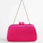 Wholesale metal chain shoulder bag women satin clutch bag ladies evening bags handbags