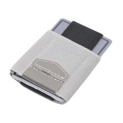 Slim Elastic Wallet flexible Elastic Tape Card Wallet 100% Genuine Leather for men