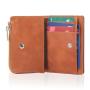 Wholesale mens slim wallets slim genuine leather card holder rfid wallet leather smart wallet holder for men