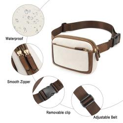 festival premium waist pack fanny bag polyester premium leather waist bag Fanny Pack