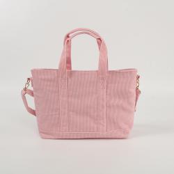 Women Corduroy Tote Bag Etercycle Casual Handbags Big Capacity Shopping Shoulder Bag with interior Pocket