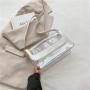 2023 new version of fashion shoulder mesengers transparent jelly bag custom clear crossbody see through bag
