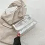 2023 new version of fashion shoulder mesengers transparent jelly bag custom clear crossbody see through bag