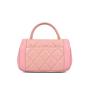 High End Customized Women Chain Crossbody Bags Luxury Padded Diamond Quilted Leather OEM ODM Shoulder Bag Ladies Pink Handbags