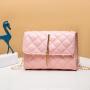 2024 Ladies Fashionable Embroidered Small Square Bag Portable Daily Joker Bag Wholesale for Ladies for Foreign Trade